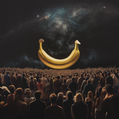 Gathering Around the Golden Banana