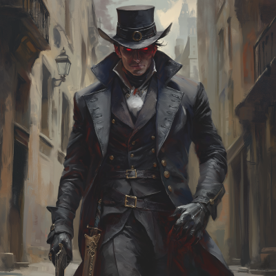 Victorian Vampire Portrait