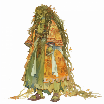 Female Orc Druid