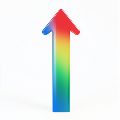 Gradient Arrow Illustration
