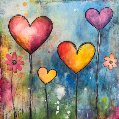 Hearts and Flowers