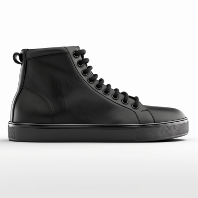 Black Classic High Top Sneaker