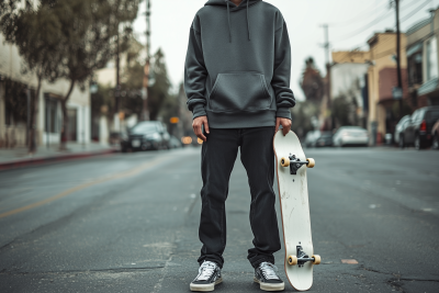 Skateboarder in Los Angeles