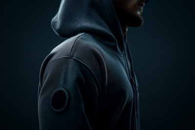 Black Circle NFC Tag Attachment