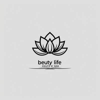Minimal Lotus Spa Logo