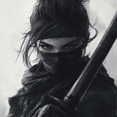 Female Ninja Portrait