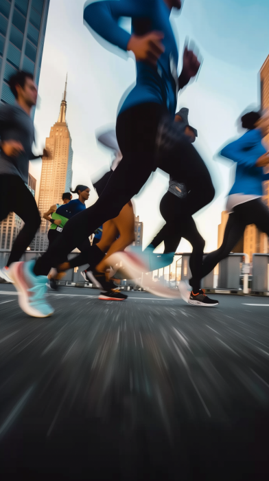 Dynamic Runners in Motion