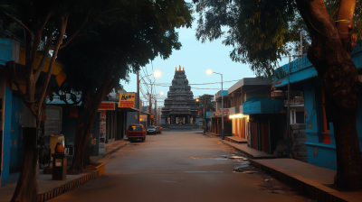 Cinematic Bangalore Temple