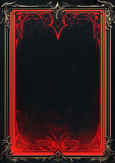 Card Back Design Template