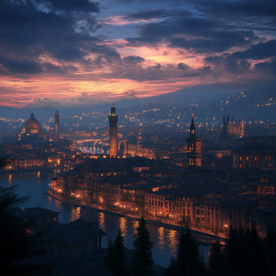 Florence at Dusk