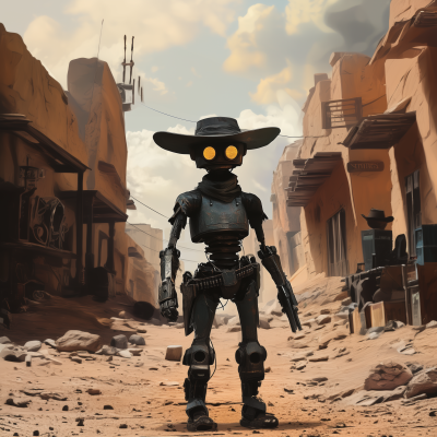 Meddle the Gunslinger Droid