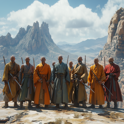 Warrior Monks in Oasis