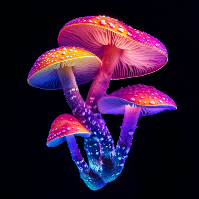 Glowing Mushrooms
