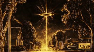 UFO Sighting at Night