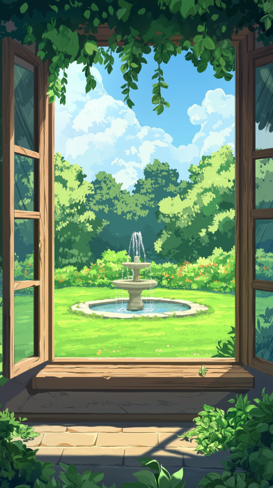 Anime Style Landscape View