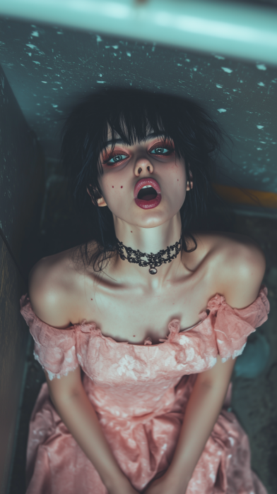 Dramatic Rainy Portrait