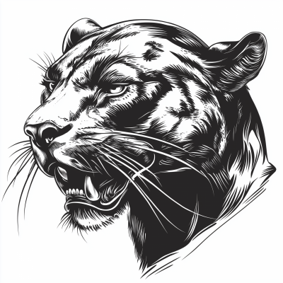 Panther Icon Illustration