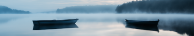 Serene Lakeside at Dusk