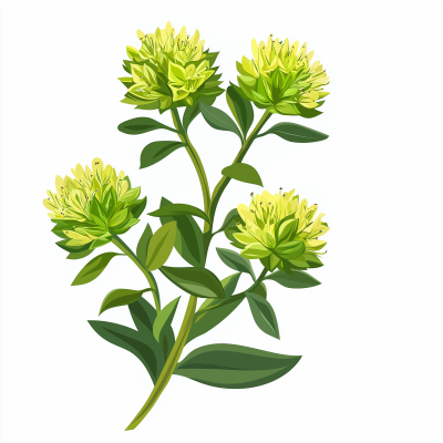 Rhodiola Rosea Illustration