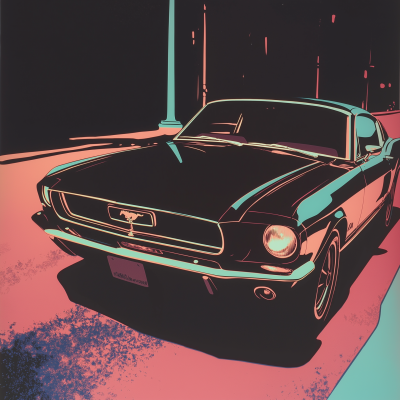 Dramatic Mustang