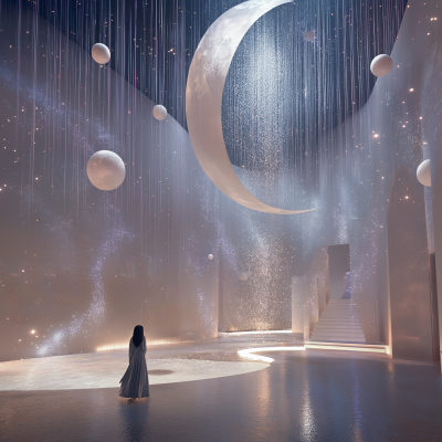Futuristic Pop Star Stage