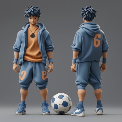 Street Soccer Character Design