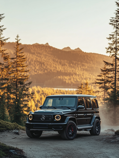 Luxurious Black Mercedes G