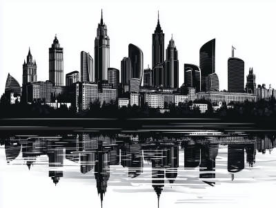 Moscow City Vector Illustration