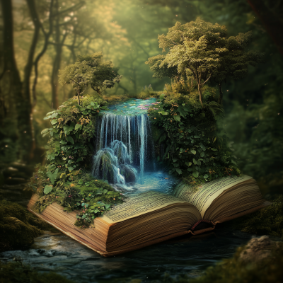Enchanted Forest Waterfall