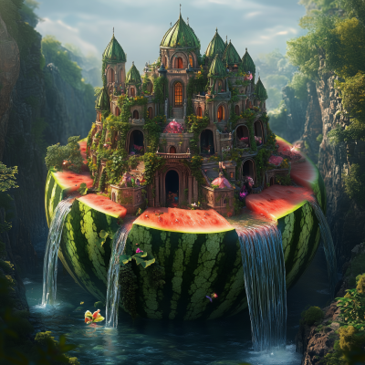 Dreamy Watermelon Palace