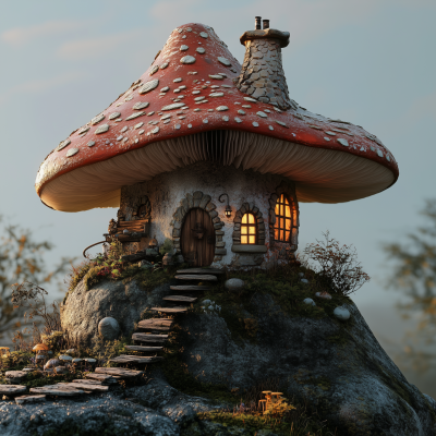 Fantasy Mushroom House