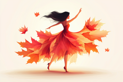 Dancing Maple Leaf