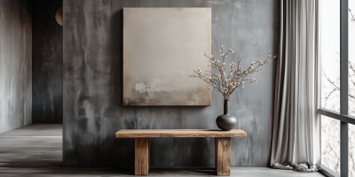 Canvas Painting with Flowers