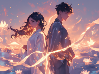 Dramatic Anime Scene