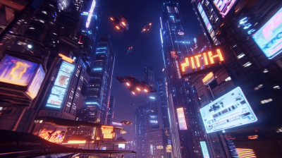 Cyberpunk Cityscape