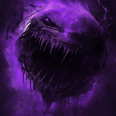 Purple Abstract Horror Background