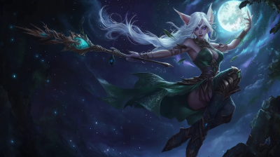 Elegant Elf in the Night