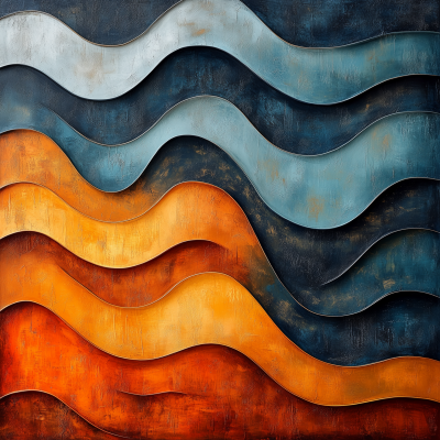 Abstract Bohemian Waves