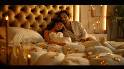 Cinematic Bedroom Indulgence