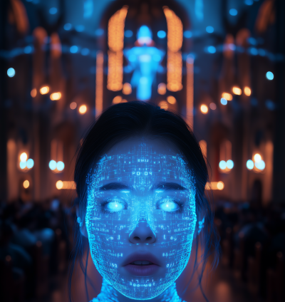 AI Holographic Cyborg
