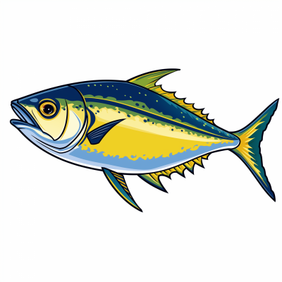 Yellowfin Tuna Mascot