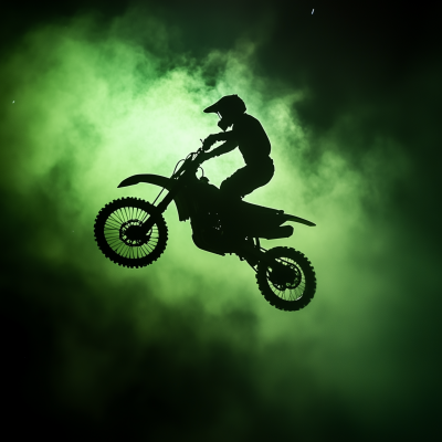 Motorcross Rider Jump