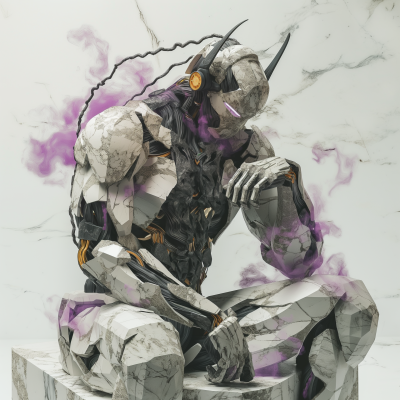 Cinematic Mechas Sculpture