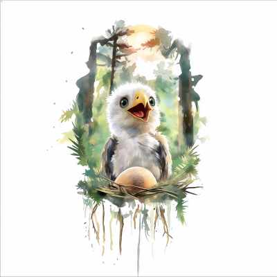 Happy Baby Eagle
