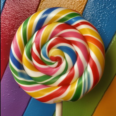 Giant Lollipop Closeup