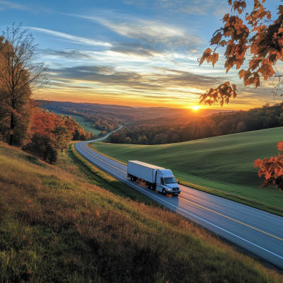 Scenic Highway Sunset