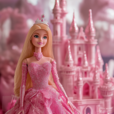 Barbie and Pink Castle