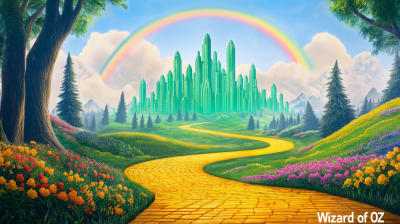 Wizard of Oz Backdrop