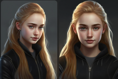 Cheerful Portrait of a Girl