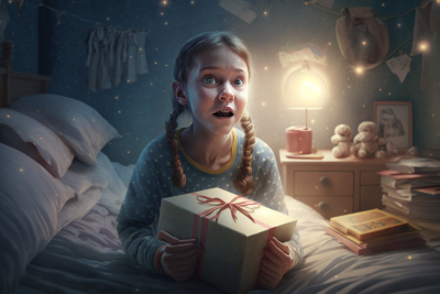 Nighttime Gift Opening